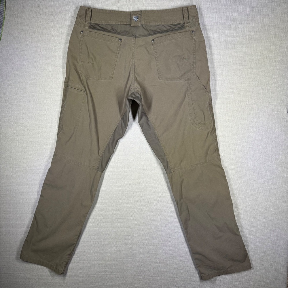Kuhl Radikl Mens 36x32 Hiking Outdoor Hybrid Utility Pants Brown - Picture 2 of 14